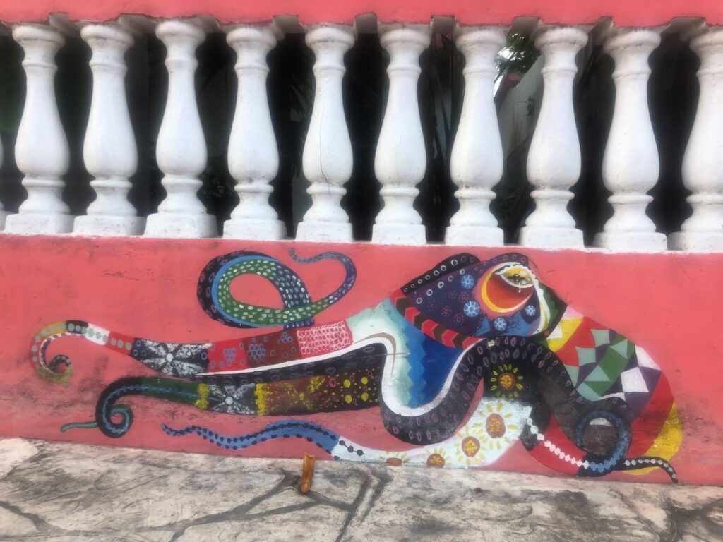 The Beautiful Puerto Morelos Murals
