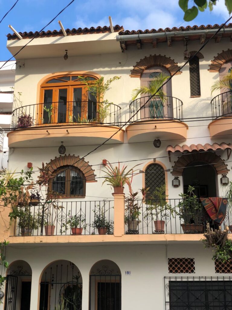 Beautiful Old Mexican Houses in Puerto Vallarta

