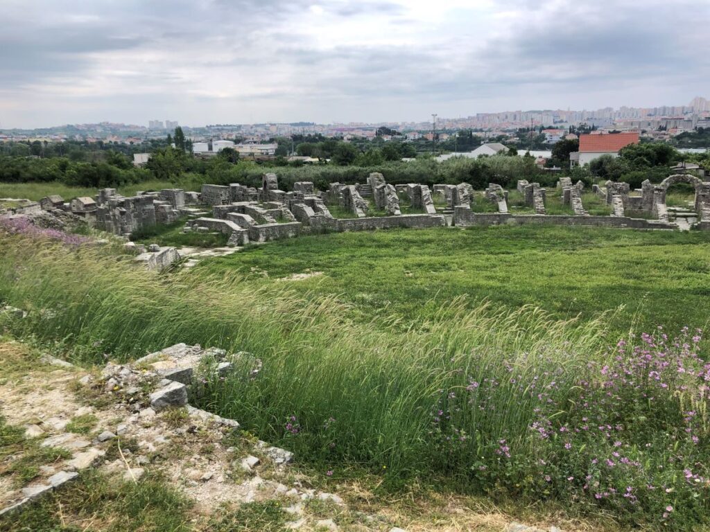 Salona, A Visit to the Amphitheatre
