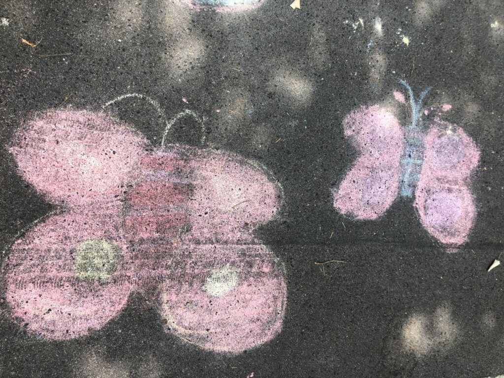 The Sweetest Chalk Art in the Park
