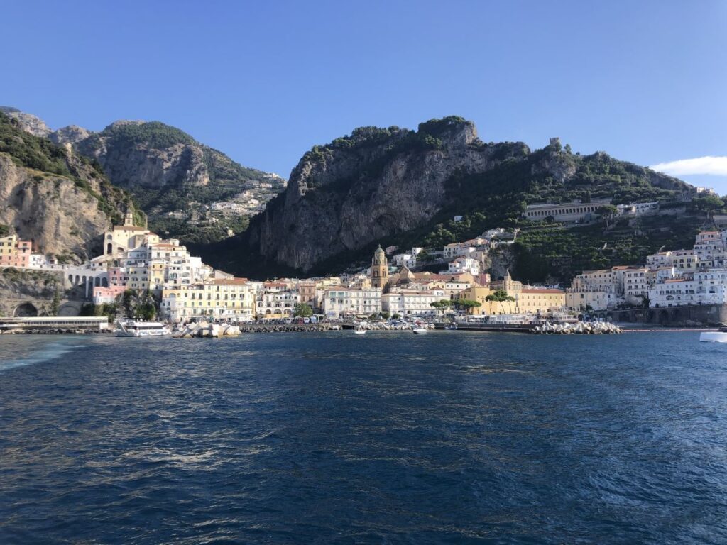 Taking the Ferry from Salerno to Amalfi
