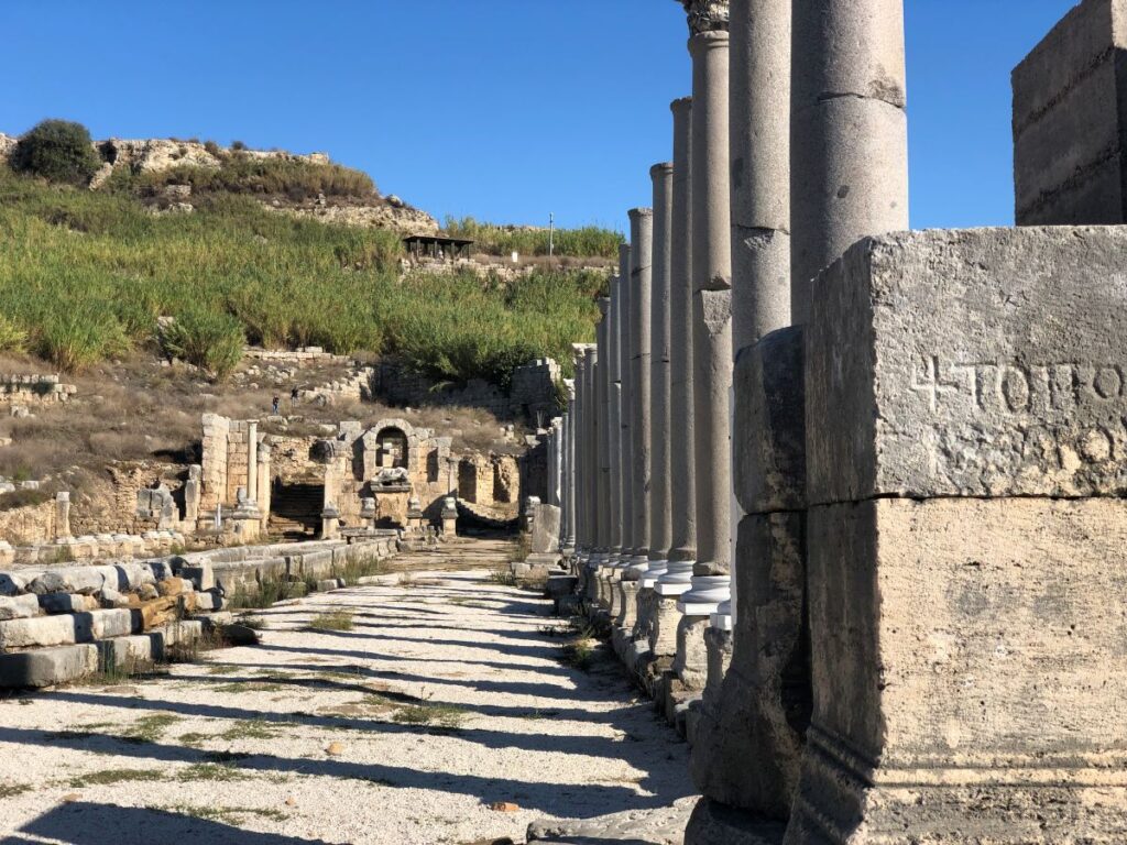 Beautiful Roman City of Perge in Turkey
