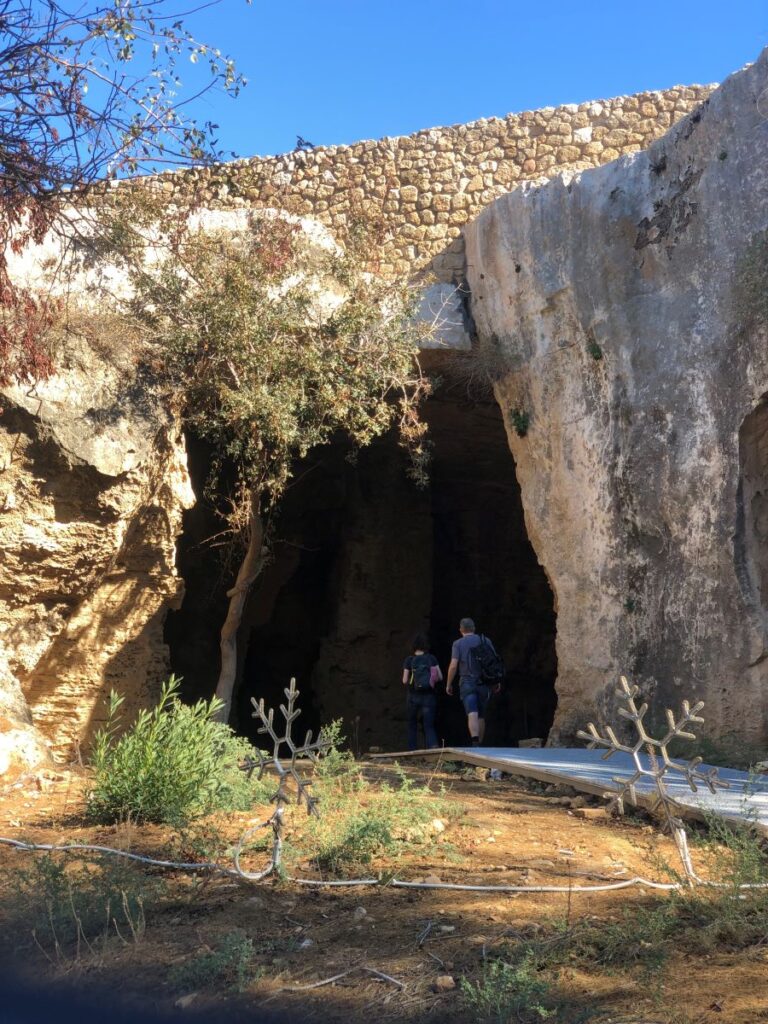 The Fabrika Hill Cave Catacombs in Paphos
