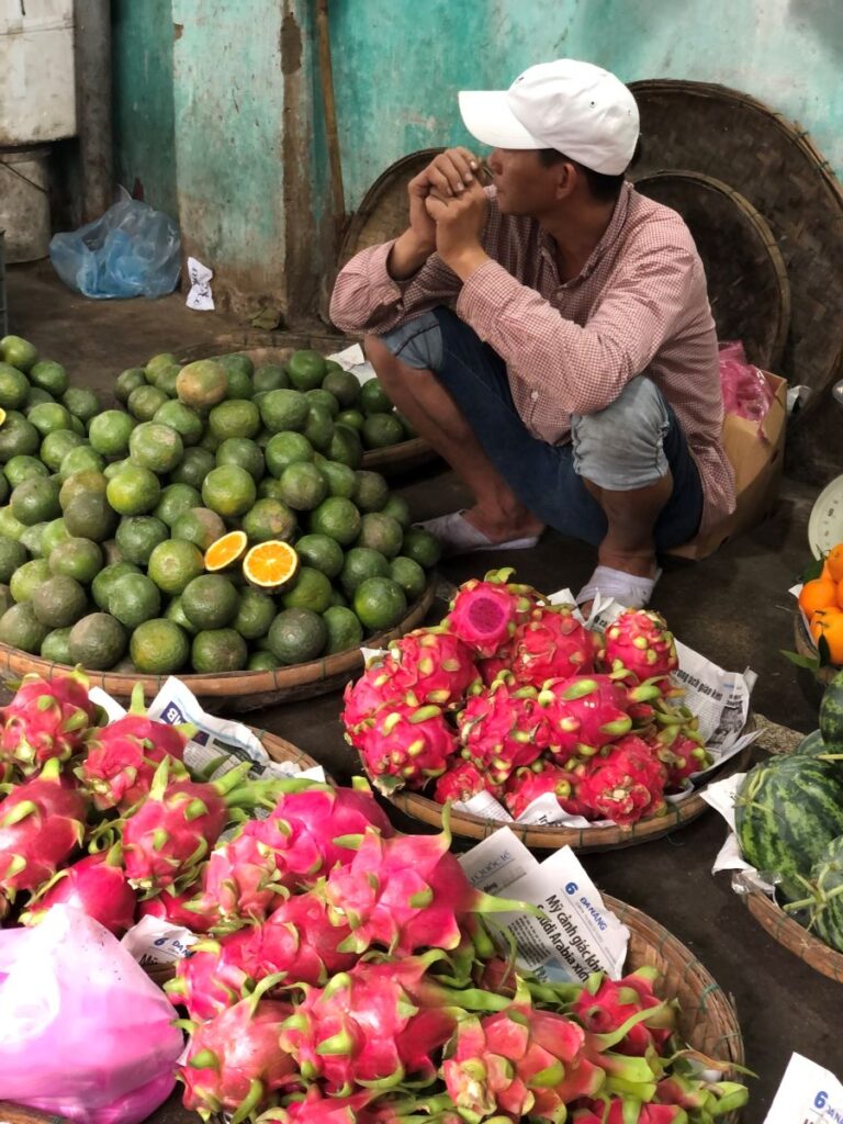 The Authentic Con Market in Da Nang Vietnam
