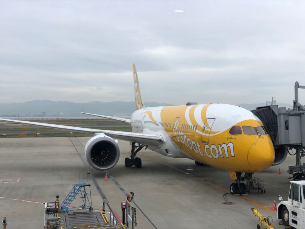 Travel Day Osaka to Bali on Scoot via SIN
