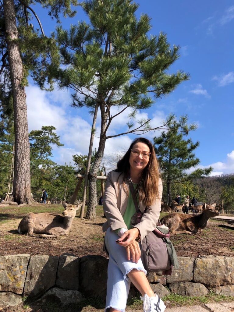 Having Fun at the Nara Deer Park

