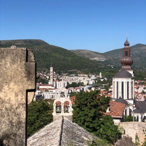 Hiking to the Fortica Skywalk in Mostar