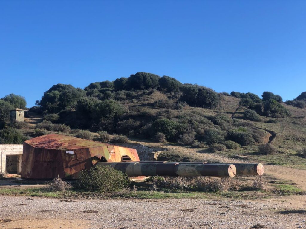 Hike to the Cannons of a Spanish Battleship