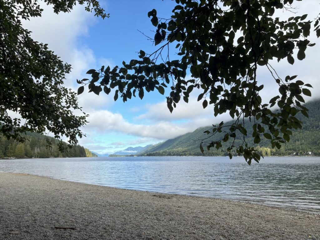 Beautiful Cowichan Lake on Vancouver Island
