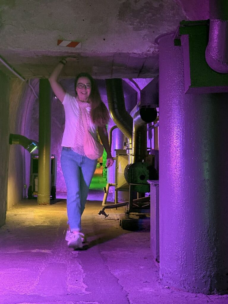 Inside the tunnels
