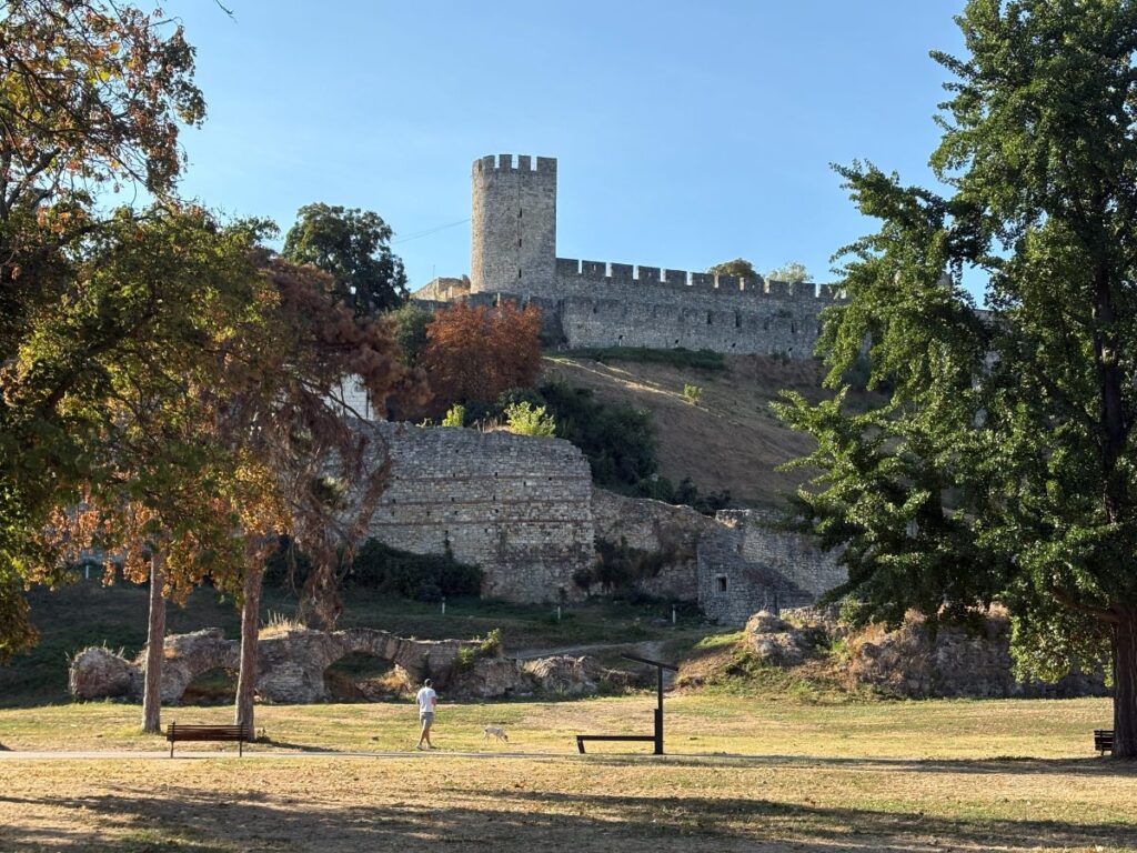 Beautiful Belgrade Fortress, the Park and Rivers